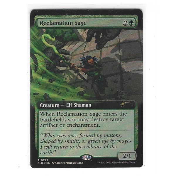 Magic The Gathering Secret Lair Reclamation Sage Extended Art Foil R 0777