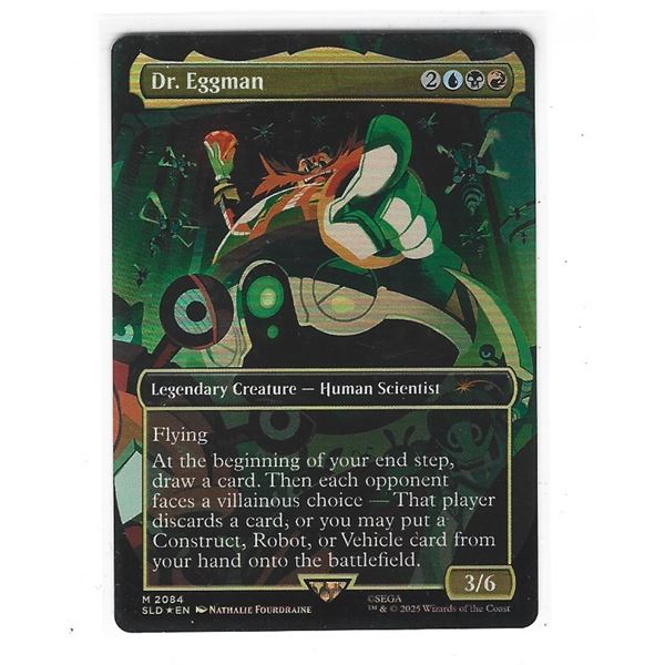 Magic The Gathering Secret Lair Sonic The Hedgehog Dr. Eggman Mythic Foil M 2084