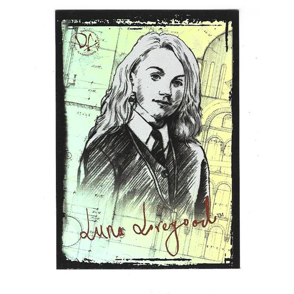 Harry Potter Memorable Moments 2 Foil Puzzle Insert card PZ7 Luna Lovegood