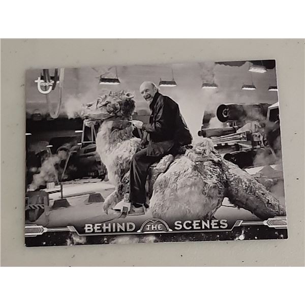 Star Wars The Empire Strikes Back Black and White Behind the Scenes card BTS-10