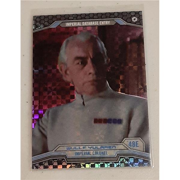 2014 Topps Star Wars Chrome Perspectives card 48E X-Fractor #d 91/99