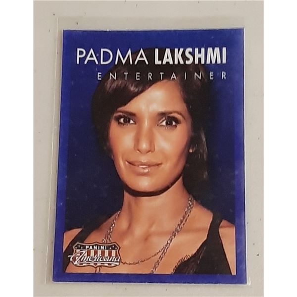 Padma Lakshmi 2015 Americana Blue Foil Parallel card #9