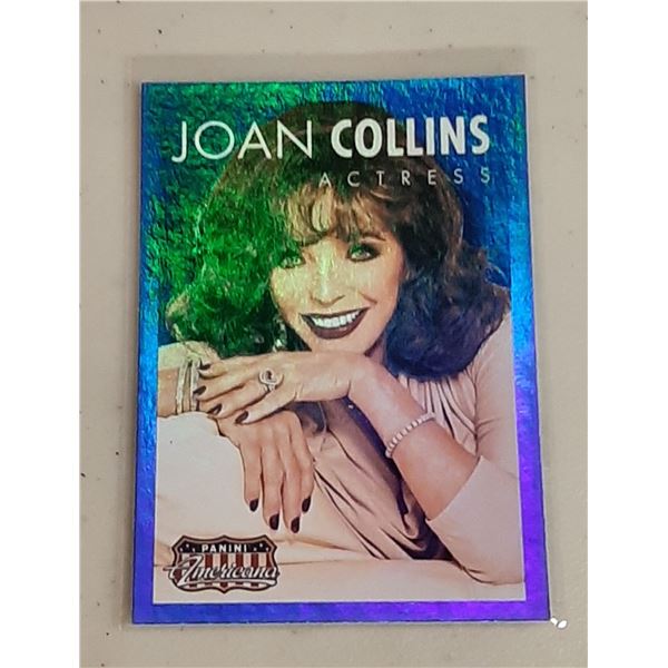 Joan Collins 2015 Americana Blue Foil Parallel card #25