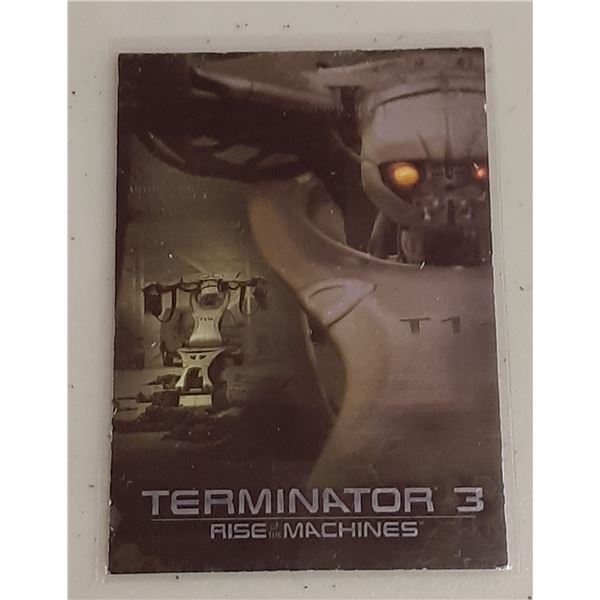 Comic Images Terminator 3 Rise of the Machines The Skynet War Machine Foil card C1 T-100