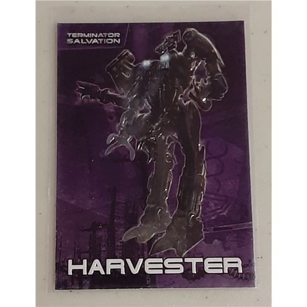 Topps Terminator Salvation Embossed Foil card 8 of 9 Harvester