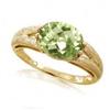 Image 1 : 2.89 ct. Green Amethyst Ring 10KY