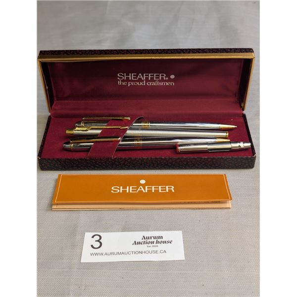 Sheaffer Mechanical Pen and Pencils in Hard Case