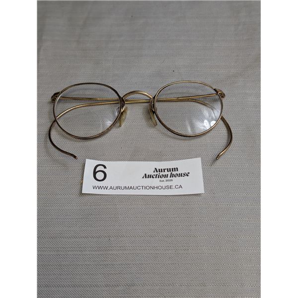 Vintage 1/10th Gold Plated 12kt Gold Perscription Glasses