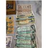 Image 3 : An Old Wooden Cigar Box Full of World Coins and Paper Money