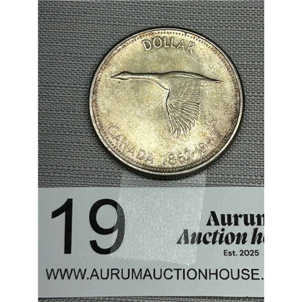 1967 Canadian Silver Dollar