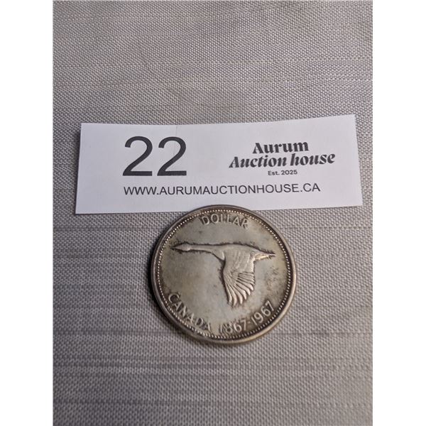 1967 Canadian Silver Dollar
