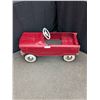 Image 1 : 1950-60's Red Convertible Metal Pedal Car in Good Working Order