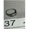 Image 3 : 18K G.F. White Gold Simulated Diamond Ring Nice Quality