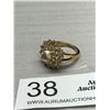 Image 2 : Vintage Gold Plated Genuine Moonstone Ring
