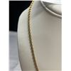Image 2 : Antique Gold Plated Rope Chain Solid