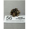 Image 1 : Antique Rhinestone Fllower Trembler Brooch