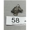 Image 1 : Antique Sterling Marcasite Open Work Flower Basket Brooch Hallmarked