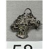 Image 2 : Antique Sterling Marcasite Open Work Flower Basket Brooch Hallmarked