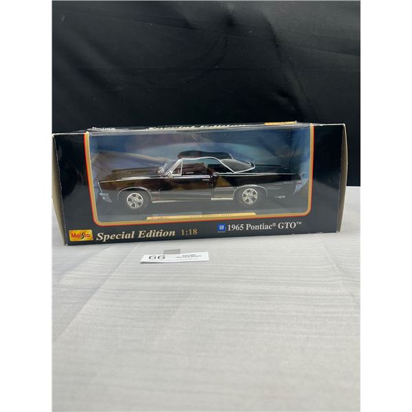 1/18 Scale Special Edition 1965 Pontiac GTO Diecast in Original Box