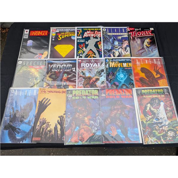 15 Good Quality Comics Mostly on Board in Bag