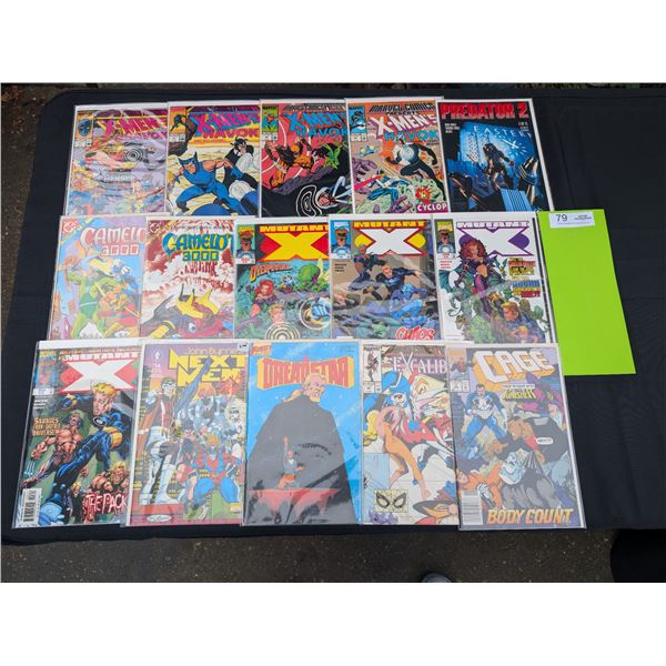 15 Good Quality Comics Mostly on Board in Bag