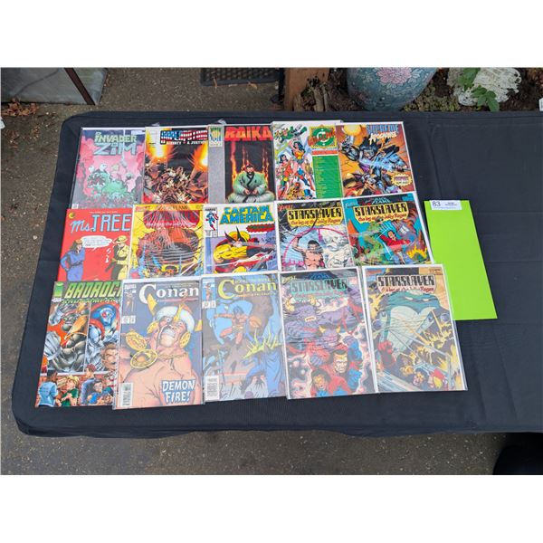 15 Good Quality Comics Mostly on Board in Bag