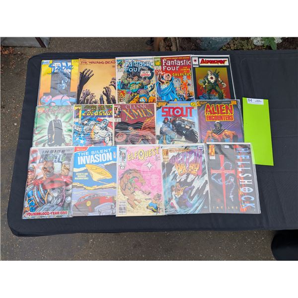 15 Good Quality Comics Mostly on Board in Bag