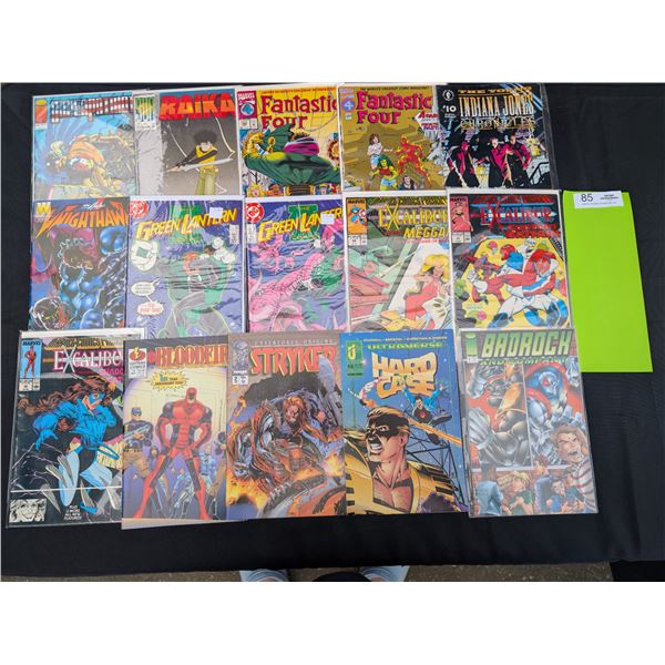 15 Good Quality Comics Mostly on Board in Bag