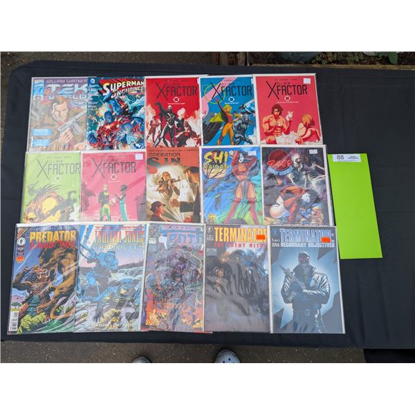 15 Good Quality Comics Mostly on Board in Bag