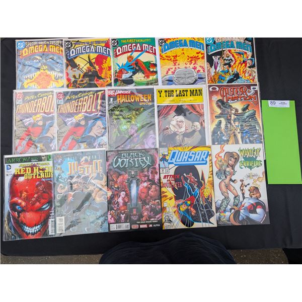 15 Good Quality Comics Mostly on Board in Bag