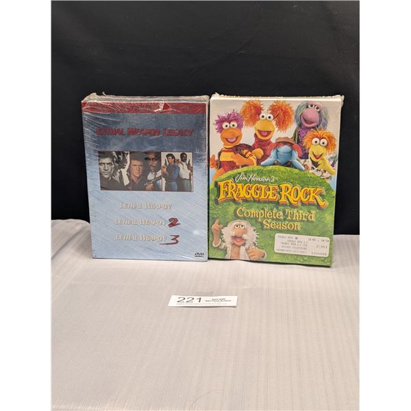 Leathal Weapon Legacy DVD & Fraggle Rock DVD both unopened