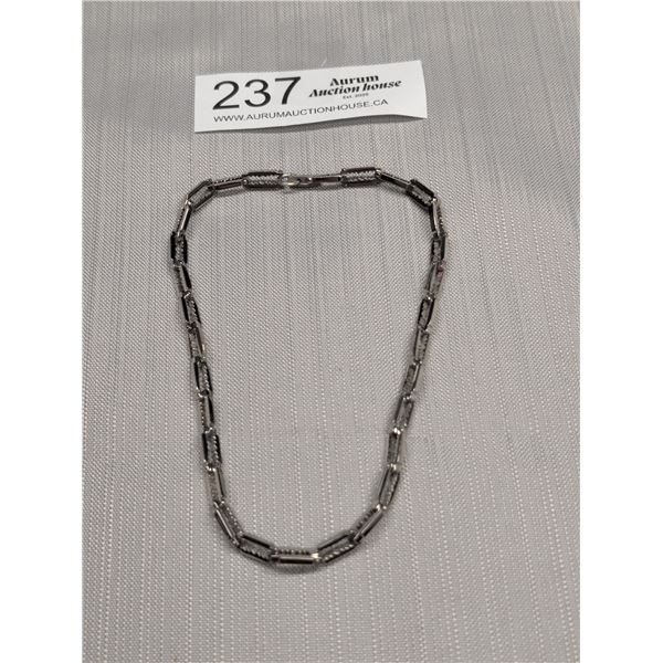 Large FIBO Stailess Steel Links Bracelet or Anklet