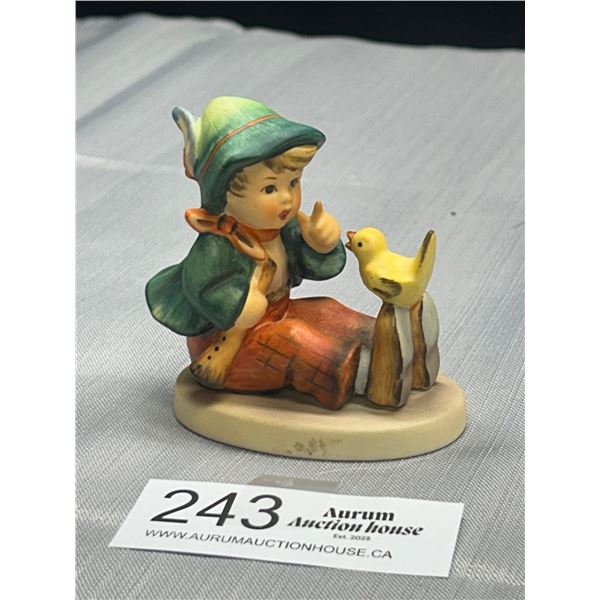 Vintage Boy with Bird Goebel Hummel