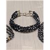 Image 2 : 3 3/Strand Black Bead Bracelets