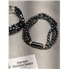 Image 4 : 3 3/Strand Black Bead Bracelets