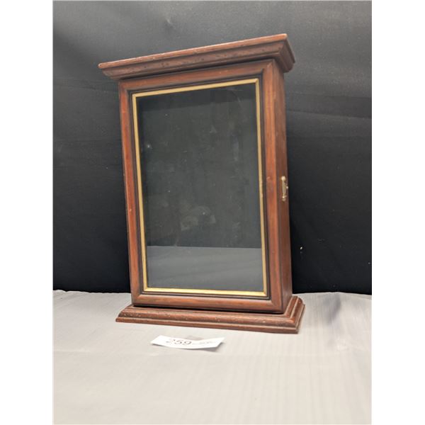 Hanging Wood Cabinet w?Lots of Jewelry