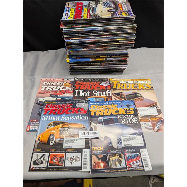 Large Lot of Older Hot Rod Truck Magazines