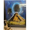 Image 3 : Home Décor Lot Jimi Hendrix Print Plus other Framed Print and Skeleton décor