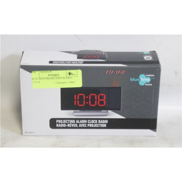 BLUE HIVE PROJECTING ALARM CLOCK
