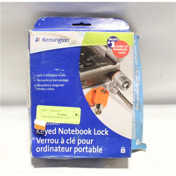 KEYED NOTEBOOK LOCK
