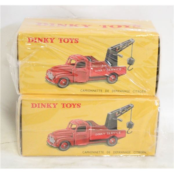 2 DINKY TOYS TOW TRUCKS SEALED DIECAST