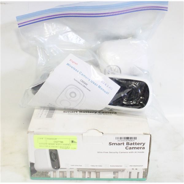 ESTATE HOME WIFI CAMERA MULTIPLE SMART BATTERY