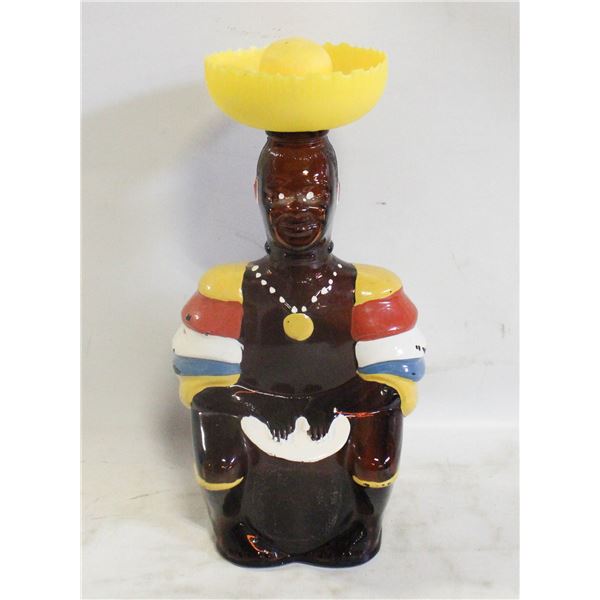 1970S OLD OAK RUM LIMBO DRUMMER DECANTER