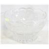 Image 1 : TWO PRESSED-GLASS SERVING BOWLS