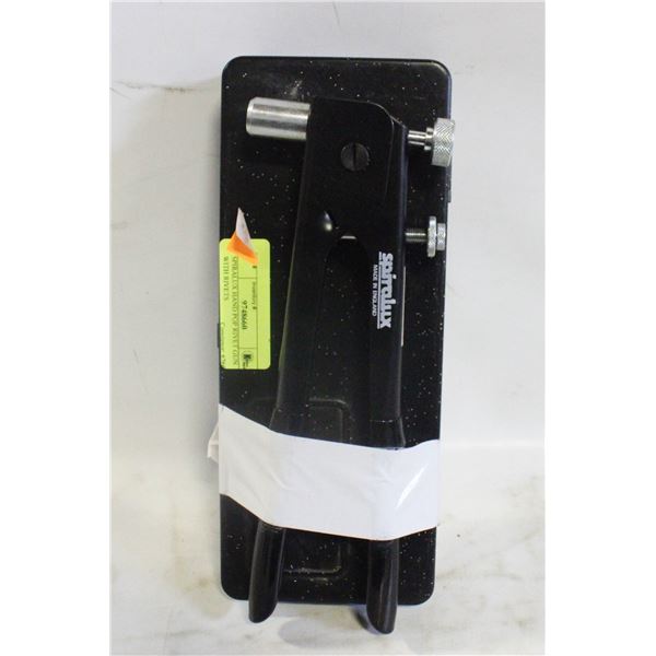 SPIRALUX HAND POP RIVET GUN WITH RIVETS