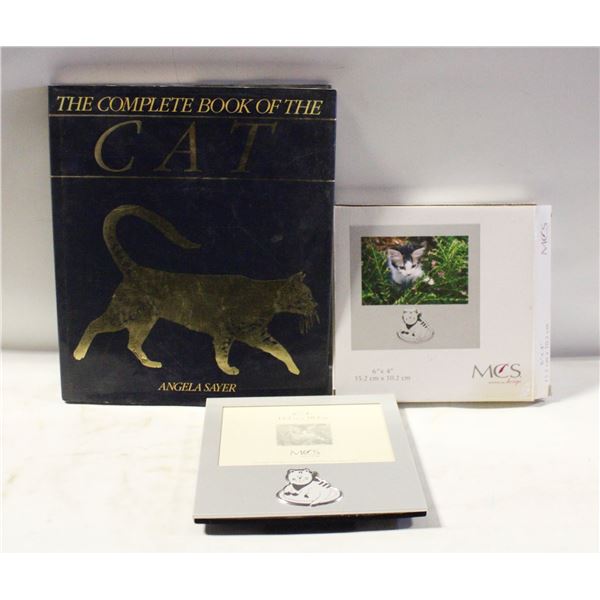 CAT BOOKS & NOVELTY ITEMS- BOX LOT