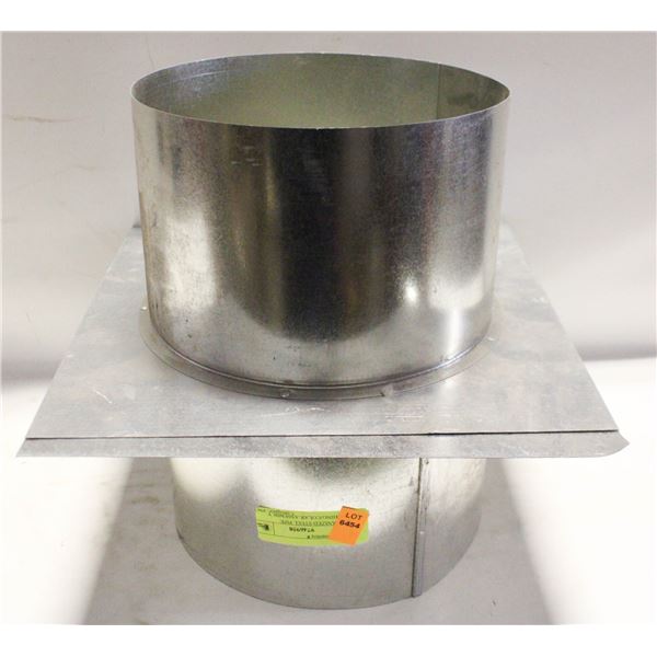 GALVANIZED STEEL PIPE FLASHING/COLAR ASSEMBLY