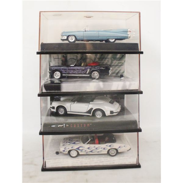 4 HOTWHEELS 1:32 SCALE FOOSE INCLUDED