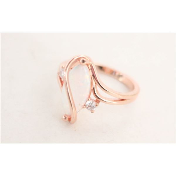 OPAL ROSE GOLD TONED LADIES RING