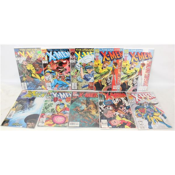 LOT OF 10 X-MEN COLLECTOR COMICS